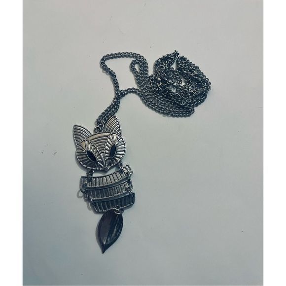 SUPER CUTE BOHO TRIBAL FOX NECKLACE - Picture 6 of 7